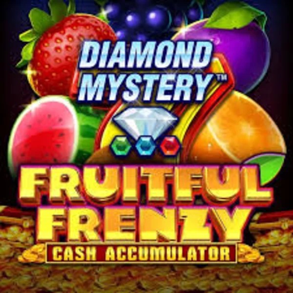 Diamond Mystery Fruitful Frenzy Cash Accumulator by Greentube, showcased at winzoriacasinoo.nl – game logo